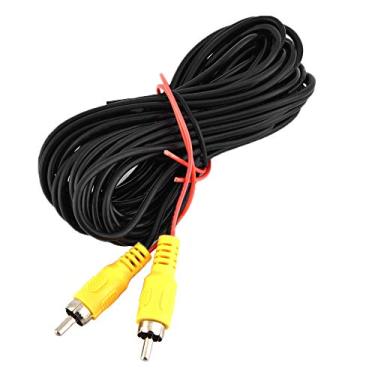 Imagem de Macho para Carro Com Visão Traseira Reversa Câmera de Estacionamento Cabo AV de Vídeo, Extensão de DVD Composto de áudio Estéreo Coaxial Digital Com Backup para Receptores 6M