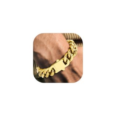 Imagem de Pulseira Richsteel Cuban Link Chain em aço inoxidável 316L