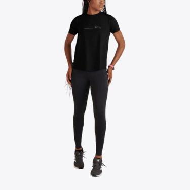 Imagem de Camiseta Feminina Lupo Básica Fitness Poliamida - 77052, Preto, G