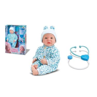 Imagem de Boneca Diver Born Brincar De Dodói Menino - Divertoys