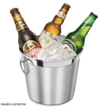 Imagem de Balde de Gelo ABC em Alumínio 4,5 Litros