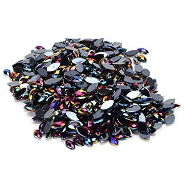 Imagem de YOUTHINK 1000pcs Artesanato, Pisca -Pisca Em Forma de Cavalo DIY, Miçangas Com de Vidro para Festa de Artesanato, Presentes de Decoração de Casamento (09 preto AB)