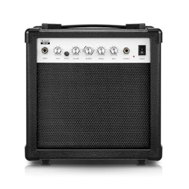 Imagem de Donner Amplificador De Guitarra Elétrica 20W, Amplificador De Guitarra Dea-20 Com Efeitos De Reverberação, Amplificador De Prática Com Interruptor Conveniente De Limpeza E Overdrive Para Portátil