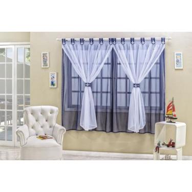 Imagem de Cortina Juvenil Quarto 4,00m X 2,80m Menino Menina Voal - Rose Jordão,