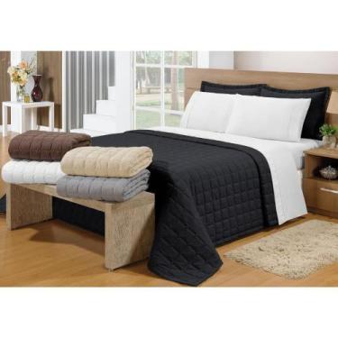 Imagem de Cobre Leito Soft Queen 3pçs - Valle Enxovais, Preto