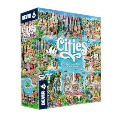 Imagem de Cities by Devir, Strategy Board Game, for 2 to 4 Players and Ages 10+