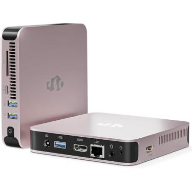 Imagem de NIMO Mini-PC, 16GB RAM 768GB Armazenamento (512GB M.2 SSD + 256GB Micro SD) Ultra-fino 4 núcleos Mini PC N100 (Beat i3-1115G4) Suporte Atualização Micro Computador 4K Triplo HDMI WiFi 6 Estudantes -