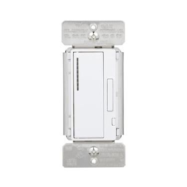Imagem de Eaton Z-Wave Plus dimmer Sitch, branco, polo único, 120 VCA, LED regulável de 300 W/CFL, incancdescente de 600 W, halogênio,