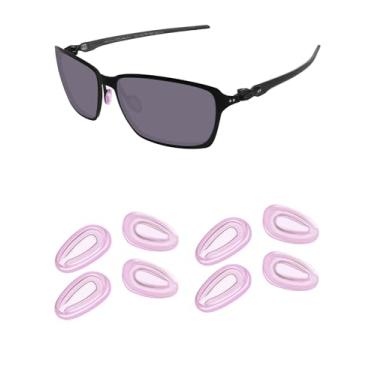 Imagem de Kygear 4 pares de peças de nariz de substituição de silicone roxo compatíveis com Oakley Feedback/Crosshair 2015/Crosshair óculos de sol 2012, almofadas de nariz de borracha de silicone