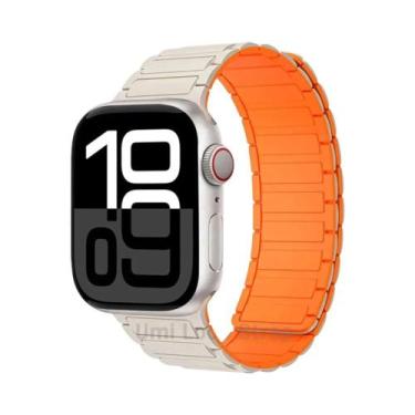 Imagem de Pulseira De Silicone Universal Para Apple Watch, Faixa Magnética Compa