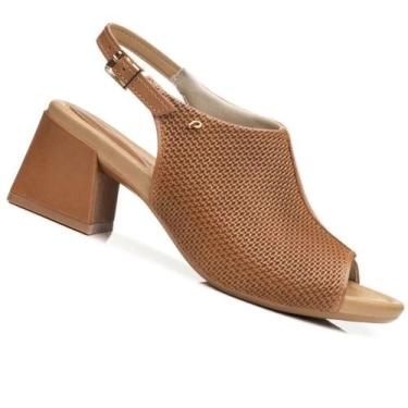 Imagem de Sandalia Pegada 234305 Feminina, Camel, 37