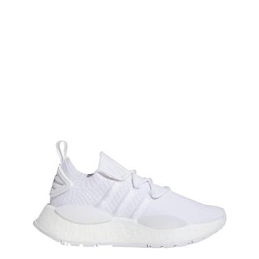 Imagem de adidas Tênis feminino casual NMD W1 com cadarço - Branco, Branco, 36