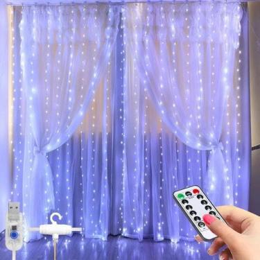 Imagem de Decoração de cortina LED 3m x 3m para festas e casamentos - J-One