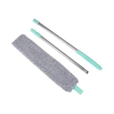 Imagem de Espanador de Pó de Microfibra com Haste Extensível, Espanador Lavável, Verde IMPORT PREMIUM