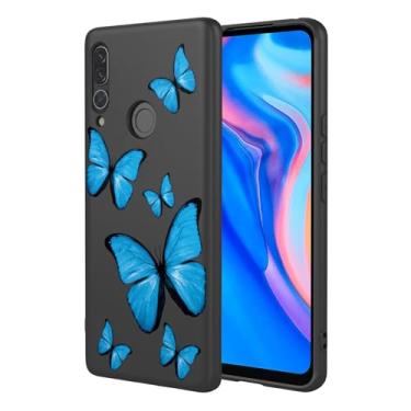 Imagem de KOARWVC Capa de telefone para Huawei Y9 Prime 2019, capa Huawei P Smart Z, design de padrão de borboleta, fina, protetora, macia, amortecedora, capa de telefone para Huawei Y9 Prime 2019, borboleta