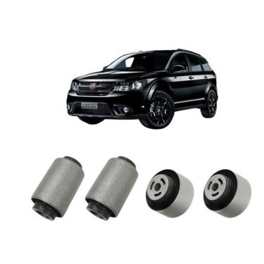 Imagem de Kit 4 Bucha Bandeja Balança Dianteira Freemont 2011 A 2017