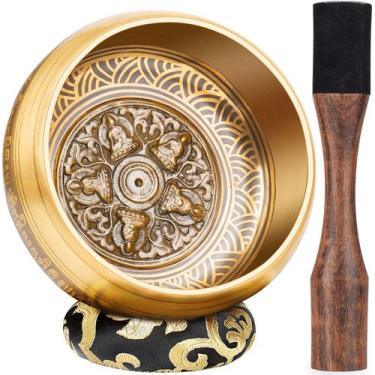 Imagem de Taças de canto tibetanas Hihealer Authentic Meditation Nepal