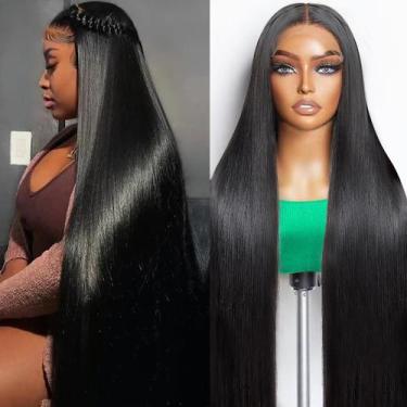 Imagem de Peruca Mziio Full Large Lace Space 30", cabelo humano liso