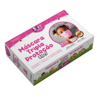 Imagem de Mascara infantil tripla proteção 40 Unidades - FT MASK
