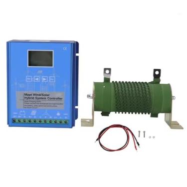 Imagem de 12v,HYZHANHONG Controlador Híbrido Boost MPPT 12V/24V/48V, Controlador de Carregamento Híbrido Eólico-Solar 1000W, para Carregador de Bateria de Gerador de Turbina Eólica