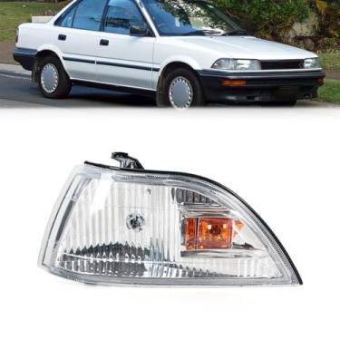 Imagem de YAENSYB Luz de canto frontal para Toyota Corolla AE90 E90 1989-1992 Lâmpada de condução diurna esquerda