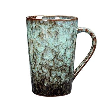 Imagem de Caneca personalizada copo de cerâmica vitrificado em forno 400 ml grande capacidade escritório copo de beber casa leite café da manhã caneca de café (cor: 1)