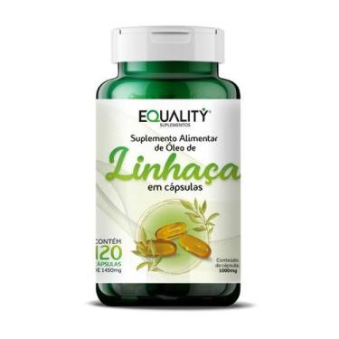 Imagem de Óleo de Linhaça 1000mg Pote 120 Cápsulas - Equality Suplementos