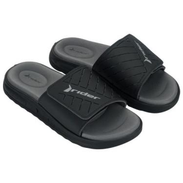 Imagem de Chinelo Masculino Rider Infinity Fuse Com Regulagem E Massageador, Pre