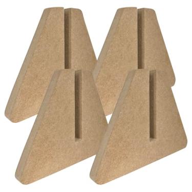 Imagem de Pés Para Biombo Divisória De Ambiente Em Mdf Cru 15mm De Abertura (4, Pés)