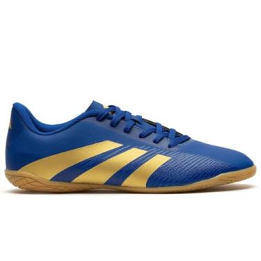 Imagem de Chuteira Futsal Adidas Infantil Predator Essentials 24.5 (Azul, BR, Criança de 9 a 12 anos, Numérico, M, 35)