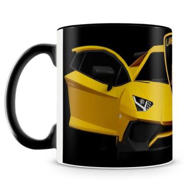 Imagem de Caneca de Cerâmica Lamborghini 325ml - Estampa Exclusiva - Amo Canecas