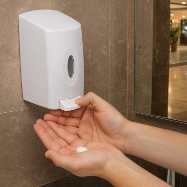 Imagem de Saboneteira/Dispenser com Reservatório Branco Bellplus  