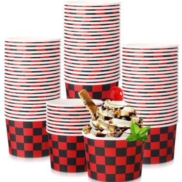 Imagem de Taças de lanche descartáveis Zopeal Christmas 9 onças 50 unidades