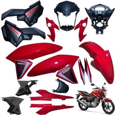 Imagem de Kit Carenagem Cg Titan 160 Modelo 2016 / 2021 Completo - Sportive, VER