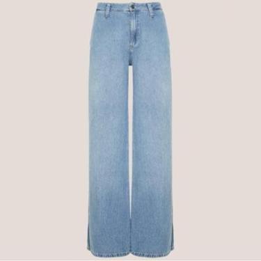 Imagem de Calça Jeans Dudalina Wide Leg Mid Feminino-Feminino
