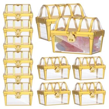 Imagem de UKCOCO Caixa de doces para festa de casamento, 12 peças, caixa de lembrancinhas, aniversários, chás e feriados, leve e portátil para doces e lanches