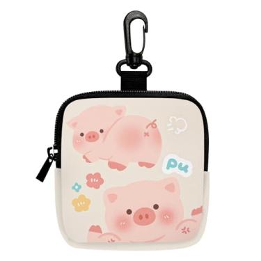 Imagem de Porta-chaves mini porta-moedas, bolsa multifuncional para chaves, moedas, fone de ouvido, batom 2, LCS multicolorido 28768, Tendência