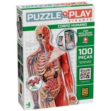Imagem de Puzzle Play Gigante Corpo Humano - Grow