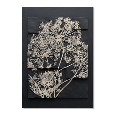 Imagem de Diathou Arte pintada à mão pintura a óleo com textura de dente-de-leão amarelo-acastanhado. Arte abstrata moderna. Decoração para paredes de sala de estar, quarto ou escritório. Obra de arte 101 x 71