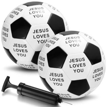 Imagem de Bolas de futebol Seenelling tamanho 3 de 15 cm com conjunto Pump Chris