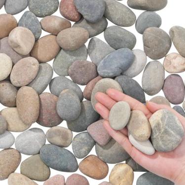 Imagem de Natural River Rocks Fahaxiki 10 libras e seixos de 2,5 a 5 cm