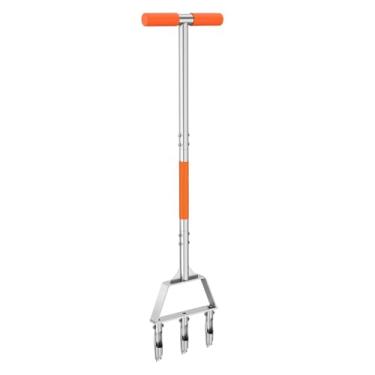 Imagem de Generic Ferramenta aeradora de gramado, aerador de quintal em aço inoxidável, ferramenta portátil confortável para aeração de quintal para manutenção de grama