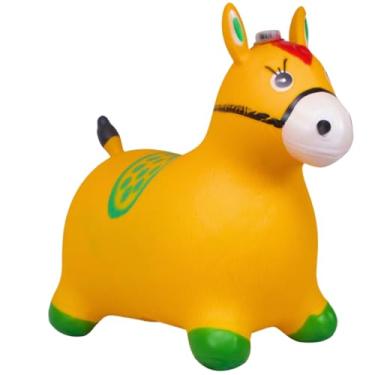 Imagem de Cavalinho Upa Upa Pocoto Brinquedo Pula Pula Amarelo Grande - Castela
