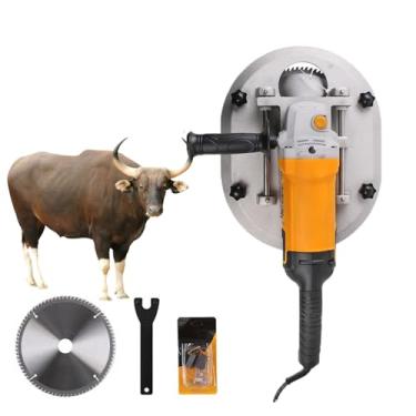 Imagem de Descorna EléTrica De 1700 W Para Bovinos E Ovinos, Com LâMina De Serra E AlçA Auxiliar, Velocidade De RotaçãO De 8500 Rpm, DiâMetro De 85 Mm Para Todos Os Animais Com Chifres