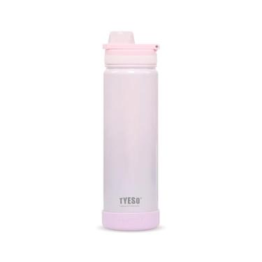 Imagem de TYESO - Copo Térmico 750ml Inox Garrafa com Cores Gradientes - Garrafa Térmica Adequada para Bebidas como Agua, Chá Gelado, Café e Granizados(Rosa)