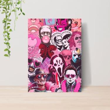 Imagem de Genérico, Quadro Ghost Face Panico Terror A4 | Placa MDF 03