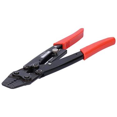 Imagem de Alicate de crimpagem de terminal de catraca Profissional Ferramenta manual ergonômica para trabalhos elétricos PVC de aço de alto carbono HX10 Modelo 1,25 10mm² AWG10 6