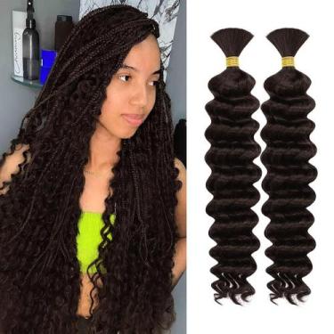 Imagem de Cabelo trançado humano ISWEET 10A Brazilian Virgin 20cm 100g