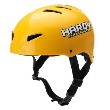 Imagem de Capacete para Skate Bike Patins - Hardy, Amarelo, M