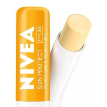 Imagem de Protetor Solar Labial Nivea FPS30 4,8g 24hs de Proteção